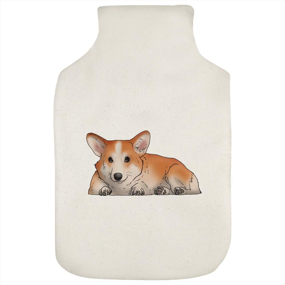 'Corgi Lying Down' Hot Water Bottle Cover (HW00024879)