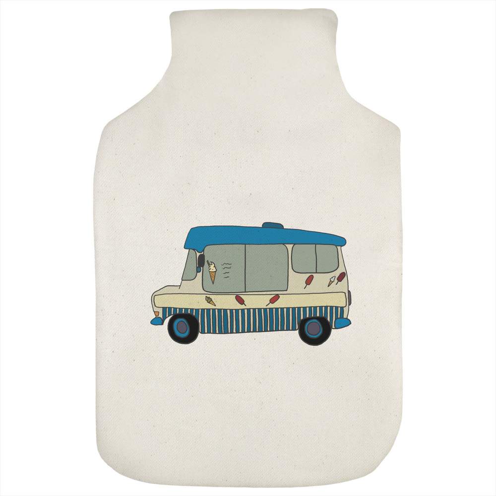 'Ice cream van vintage ' Hot Water Bottle Cover (HW00029805)