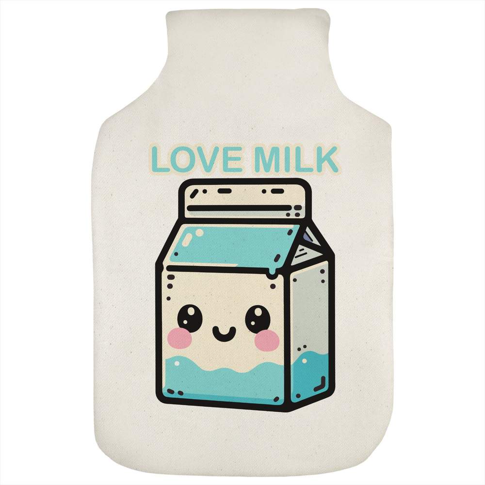 'Kawaii Milk Carton' Hot Water Bottle Cover (HW00034037)