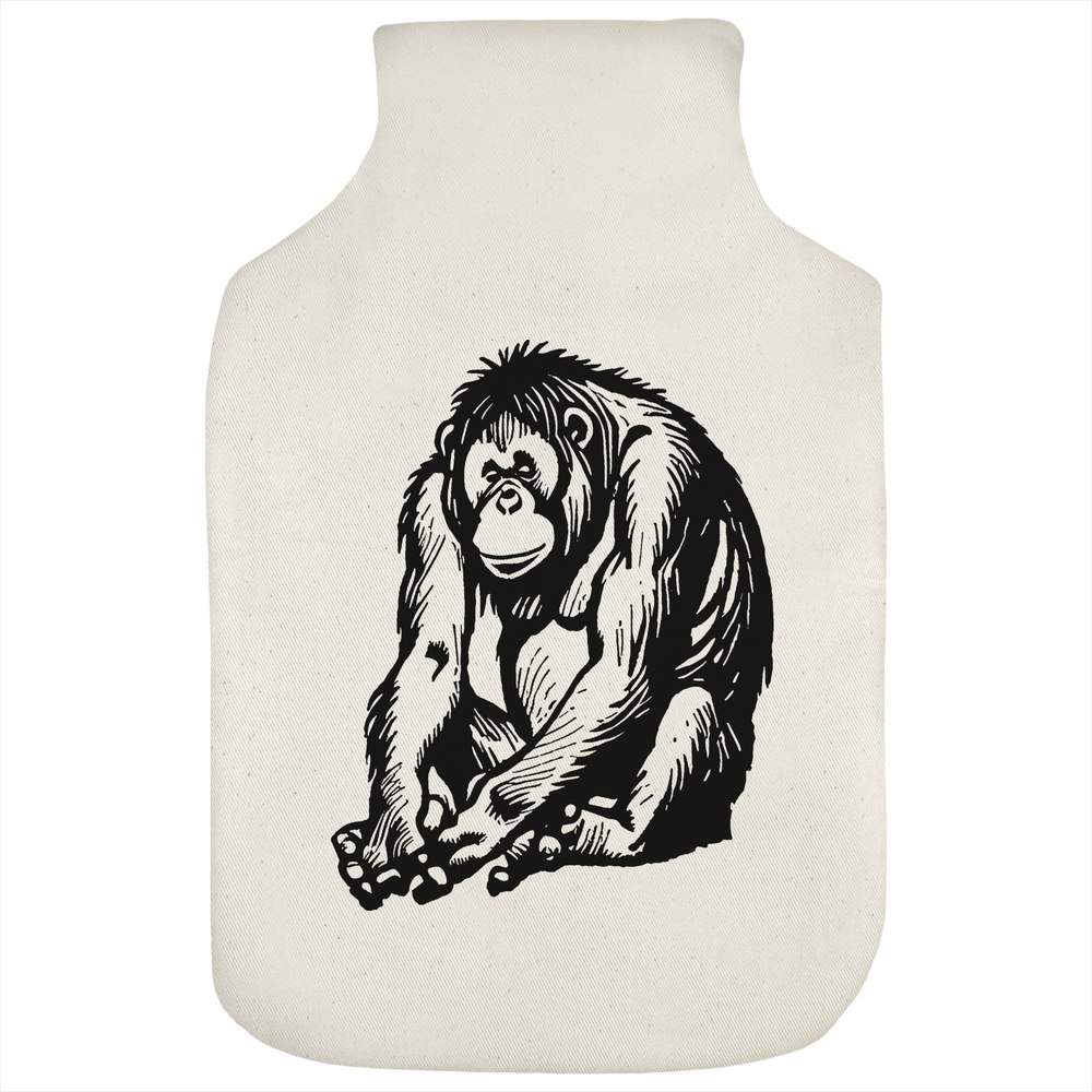 'Bornean Orangutan' Hot Water Bottle Cover (HW00034343)