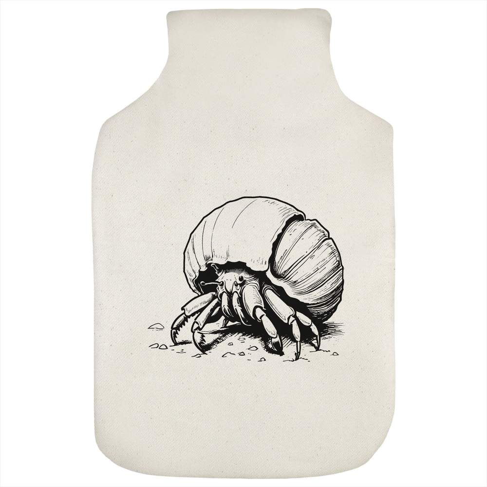 'Hermit Crab Crawling On Beach' Hot Water Bottle Cover (HW00034534)