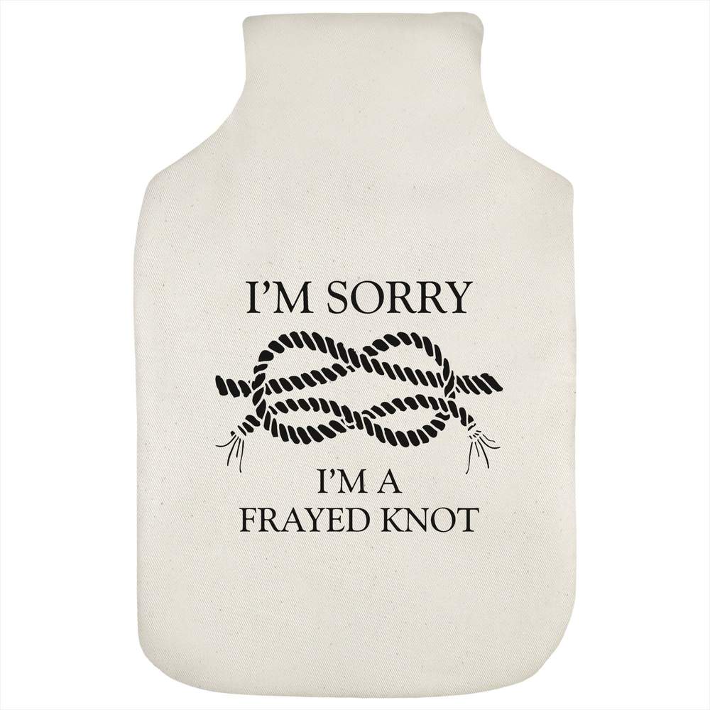 'Funny Frayed Knot' Hot Water Bottle Cover (HW00040782)