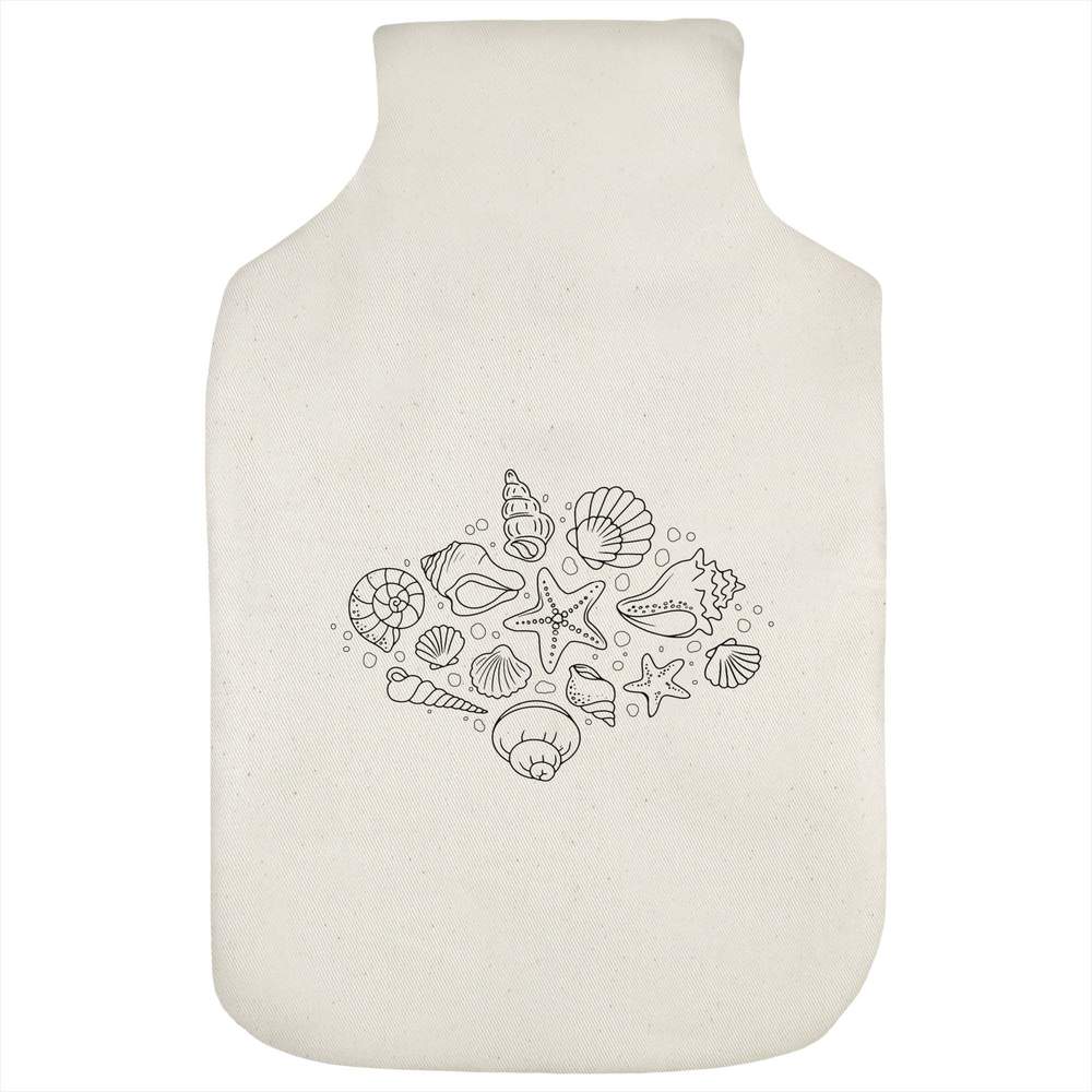 'Beautiful Seashells' Hot Water Bottle Cover (HW00040929)