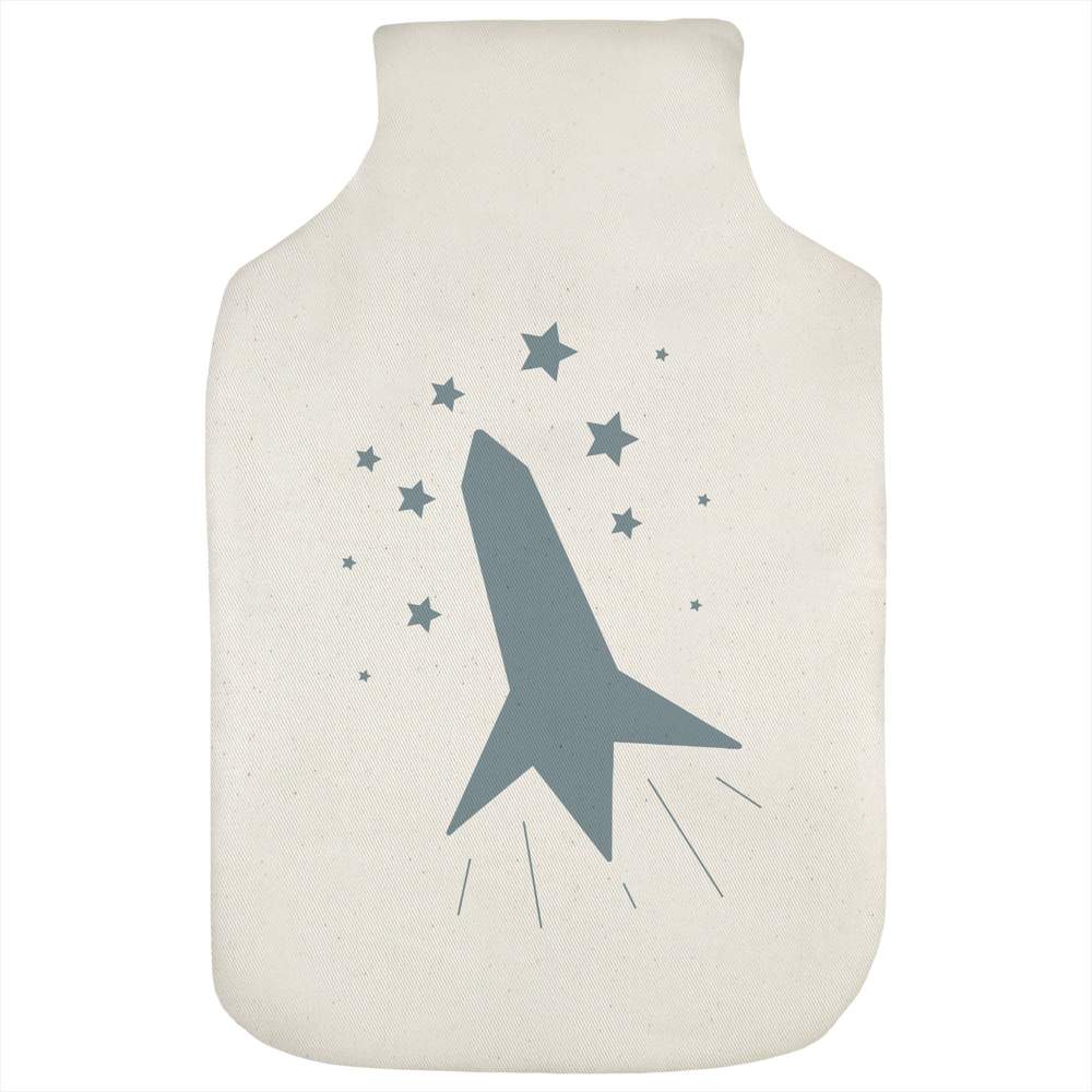 'A Rocket In Space' Hot Water Bottle Cover (HW00042955)