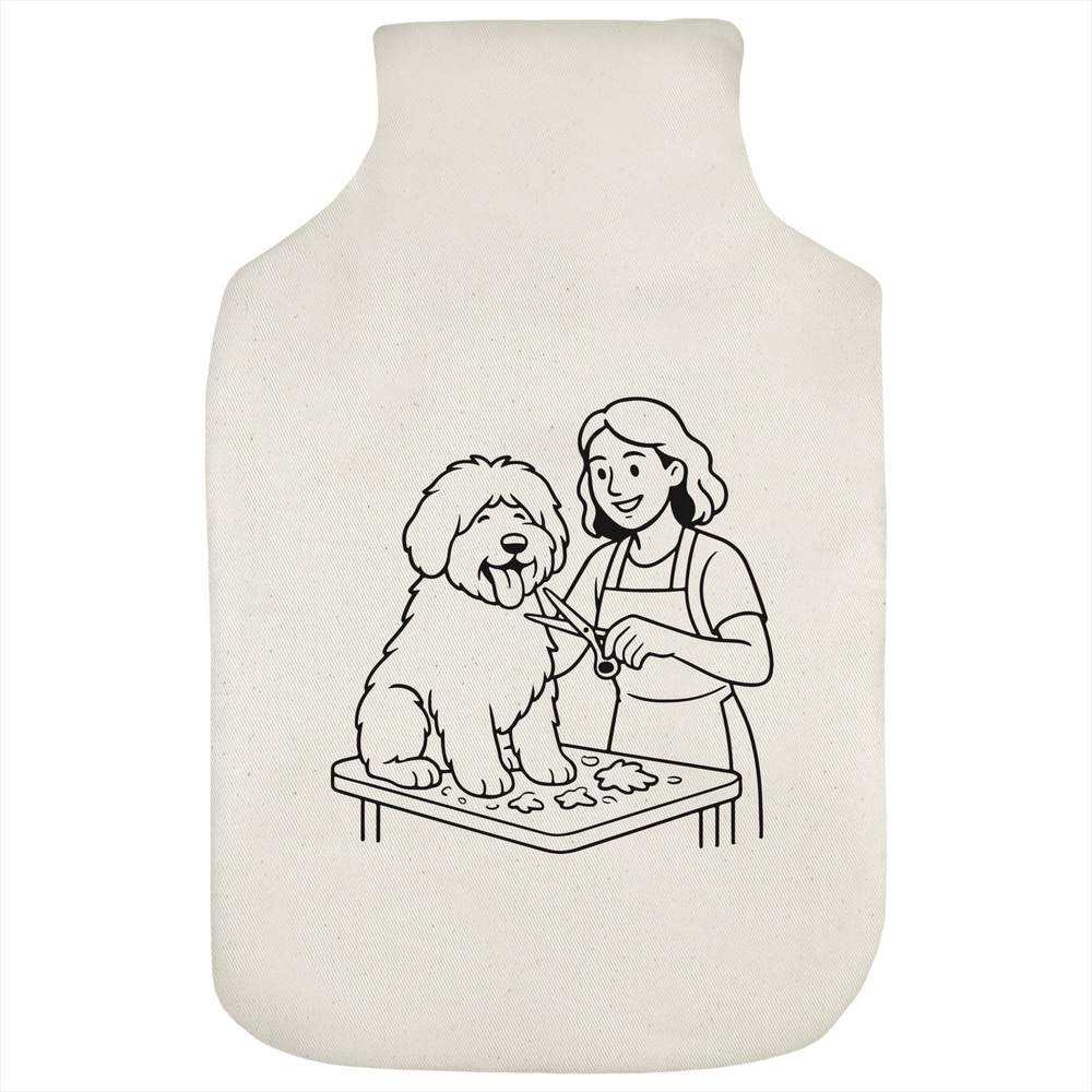 'Dog Groomer' Hot Water Bottle Cover (HW00043558)