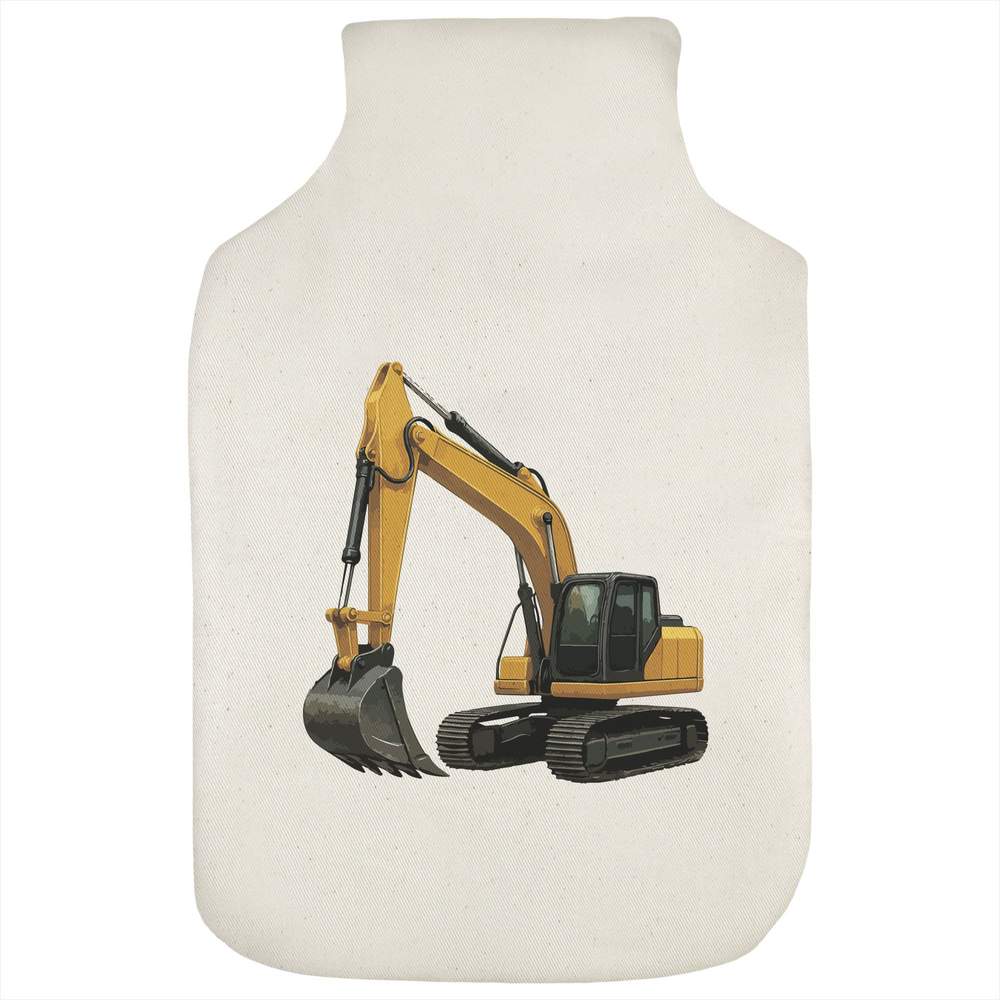 'Digger Construction Vehicle' Hot Water Bottle Cover (HW00044026)