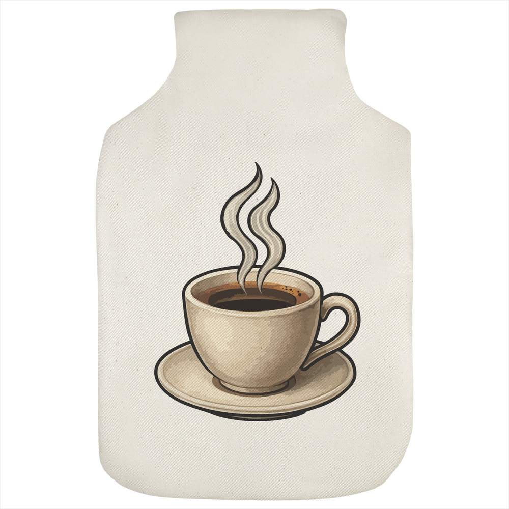 'Steaming Coffee' Hot Water Bottle Cover (HW00044085)