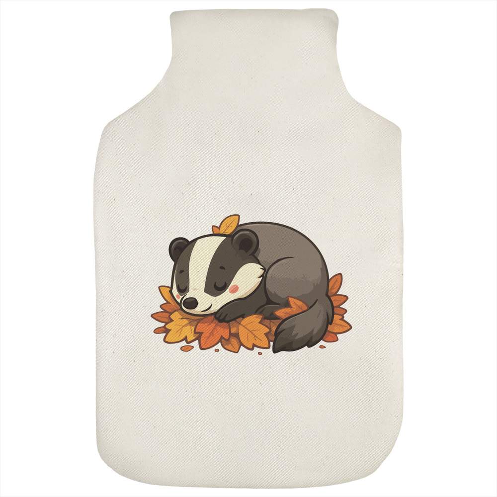 'Sleepy Badger' Hot Water Bottle Cover (HW00044145)