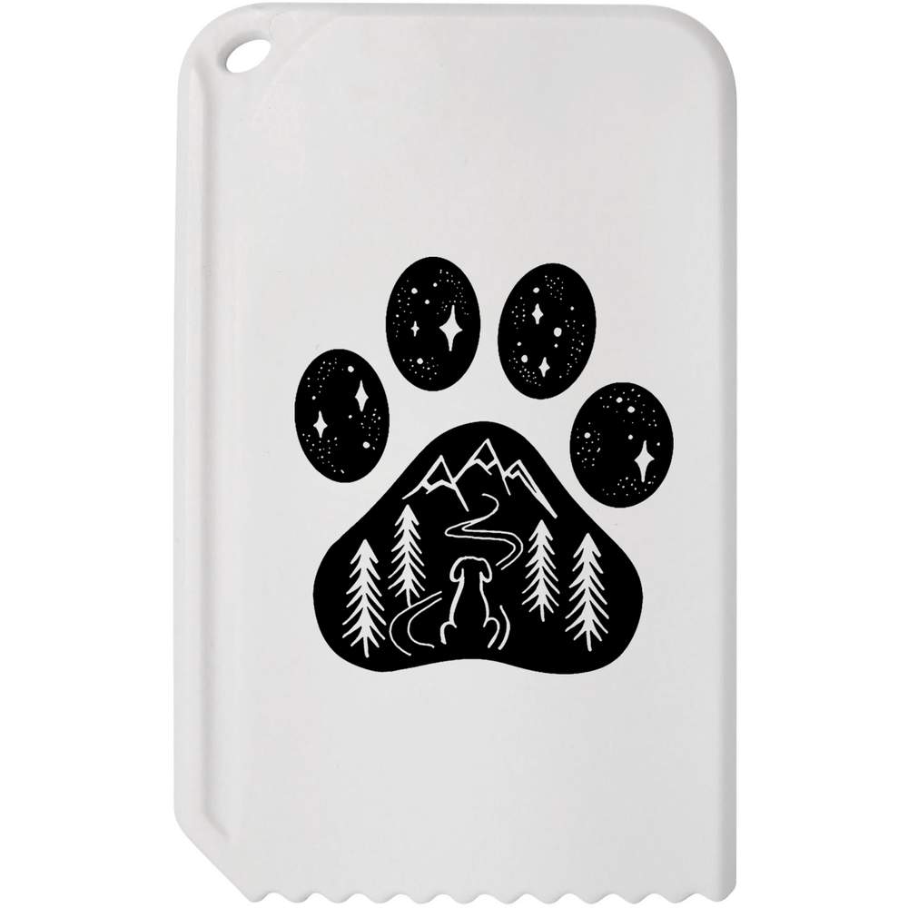 'Paw Mountains' Plastic Ice Scraper (IC00011244)