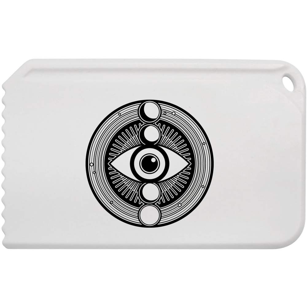 'Cosmic Eye & Moon Symbol' Plastic Ice Scraper (IC00020610)