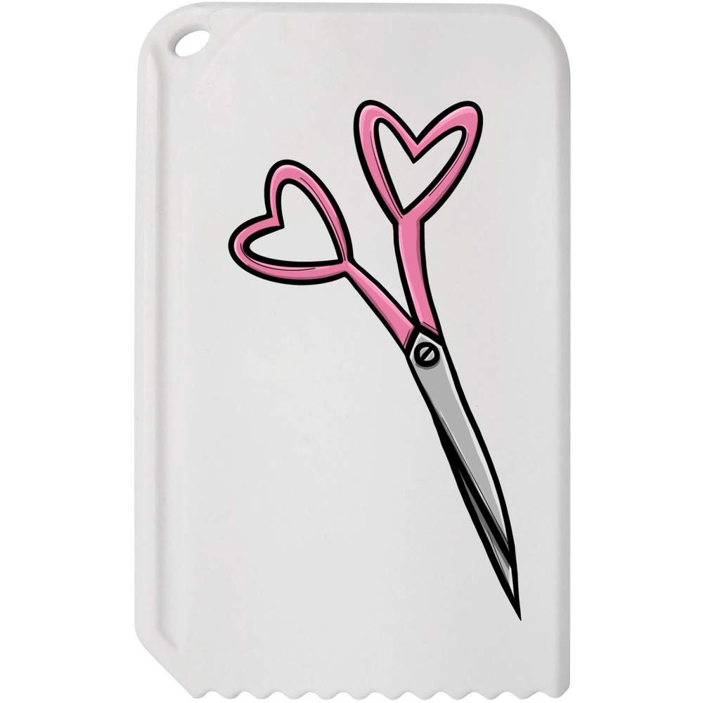'Heart Scissors' Plastic Ice Scraper (IC00021440)