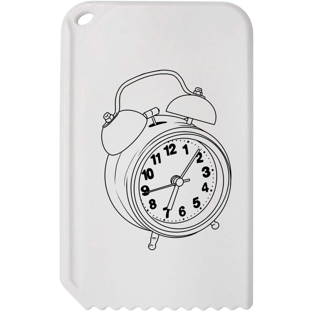 'Alarm Clock' Plastic Ice Scraper (IC00028164)