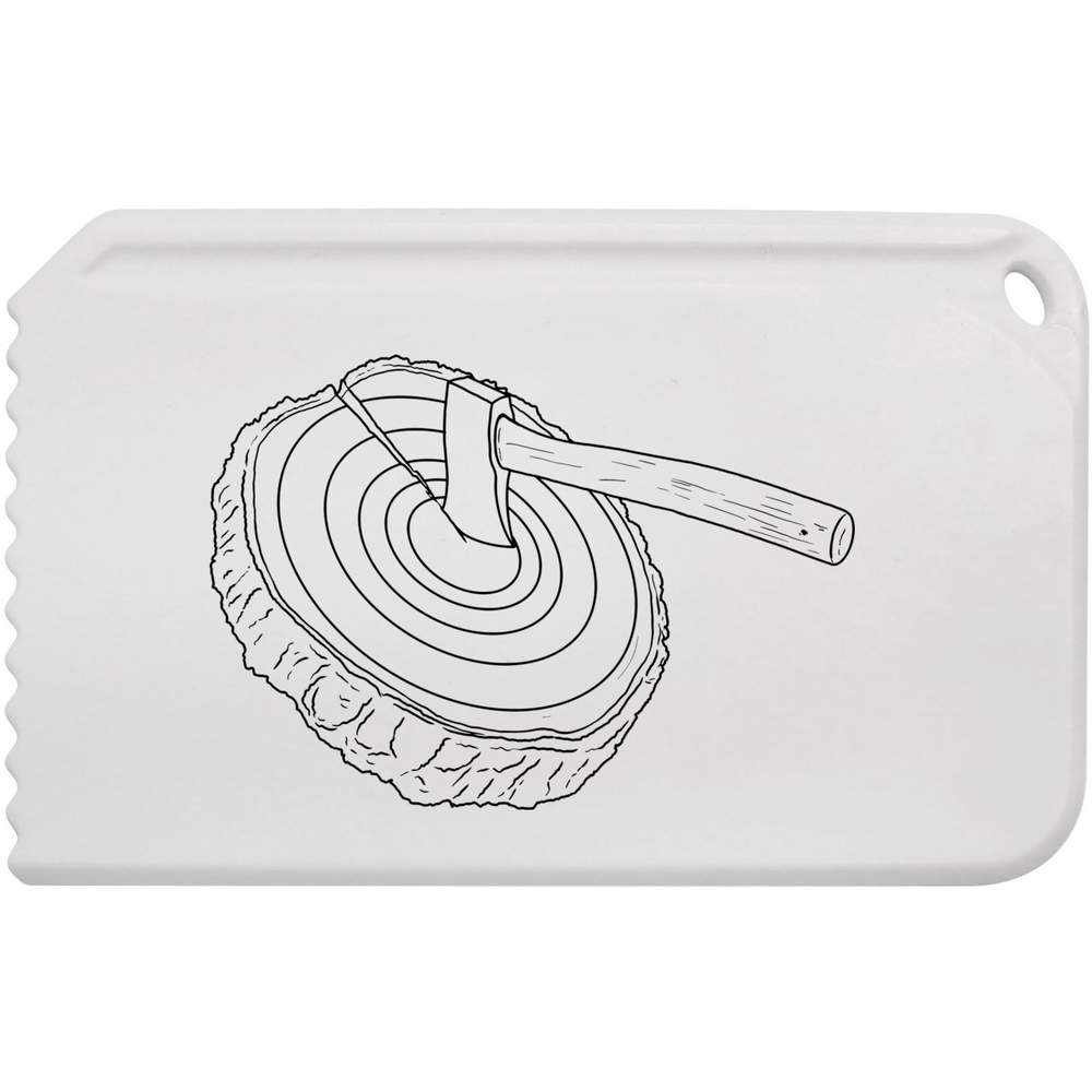 'Axe Throwing Target' Plastic Ice Scraper (IC00029054)