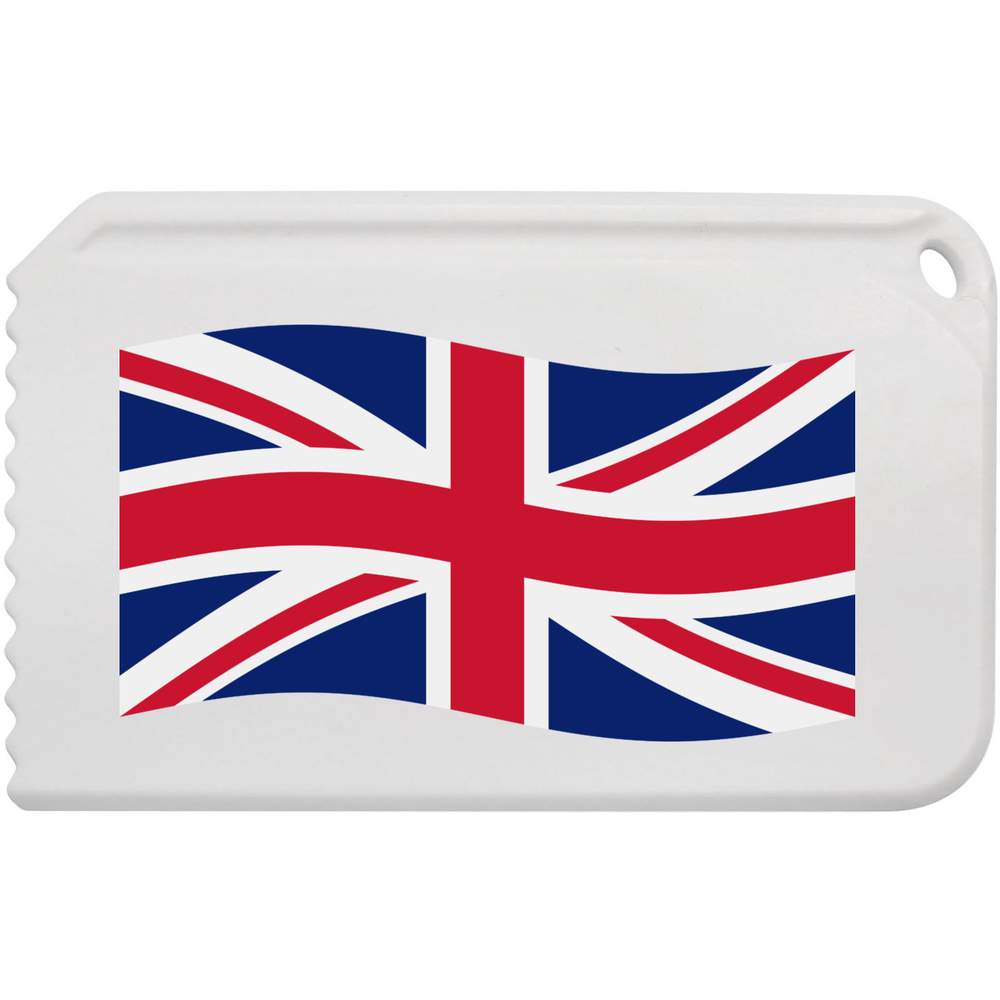 'Waving British Union Jack Flag' Plastic Ice Scraper (IC00034428)