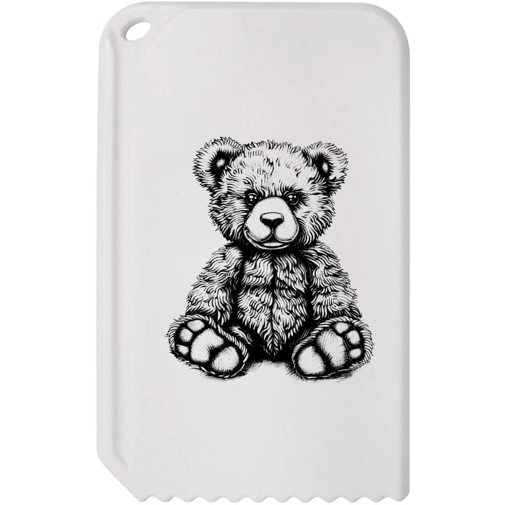 'Teddy Bear Sitting' Plastic Ice Scraper (IC00037701)