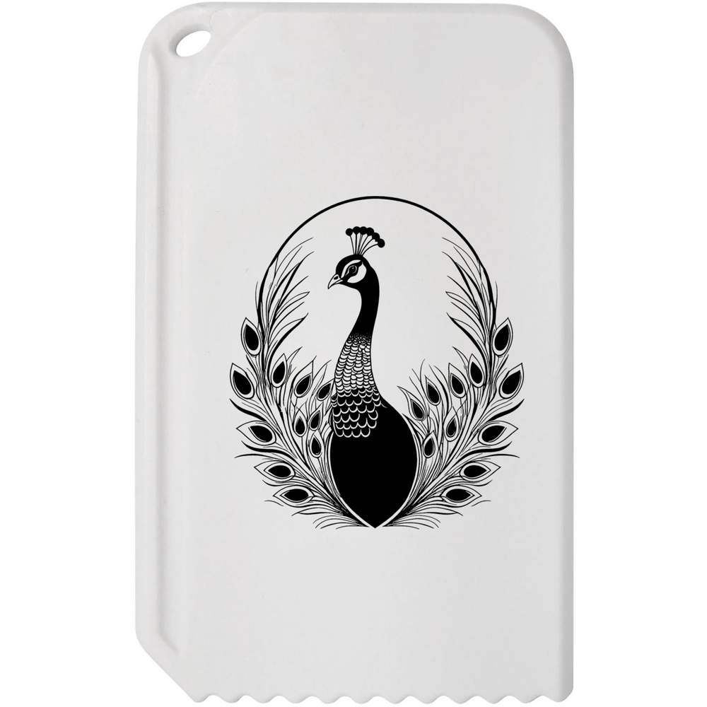 'Majestic Peacock' Plastic Ice Scraper (IC00039523)
