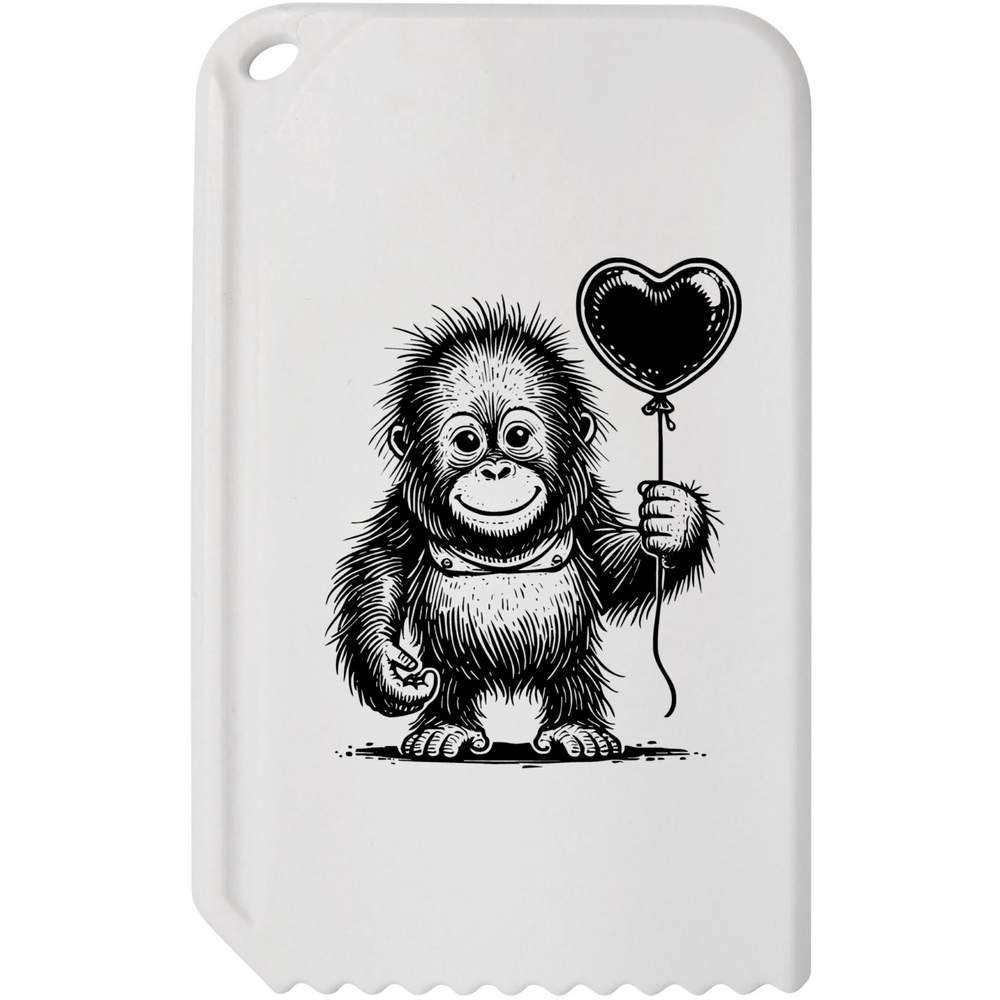 'Sweetheart Baby Orangutan' Plastic Ice Scraper (IC00041017)