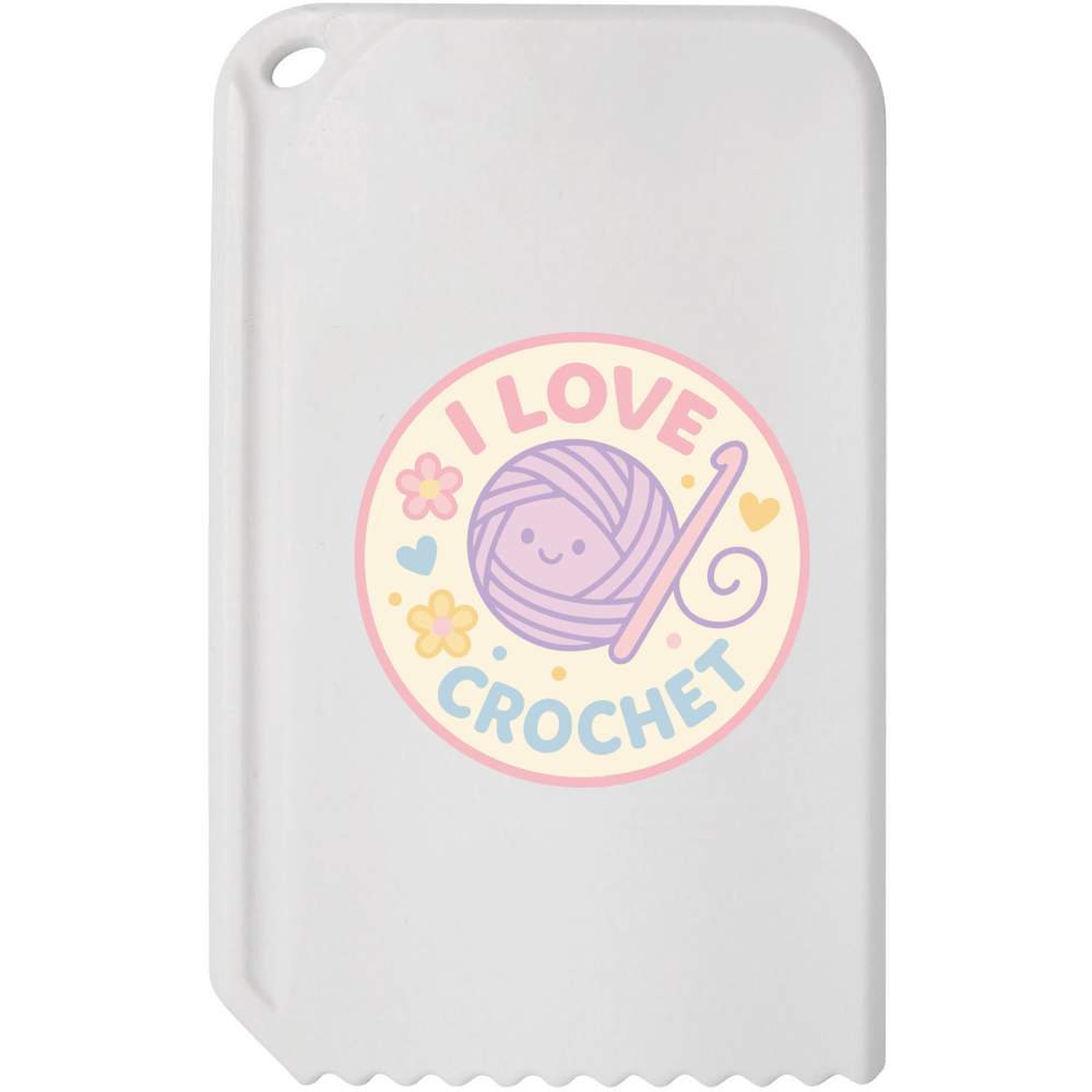 'I Love Crochet' Plastic Ice Scraper (IC00043207)