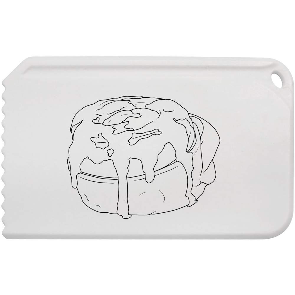 'Iced Cinnamon Bun' Plastic Ice Scraper (IC00043739)