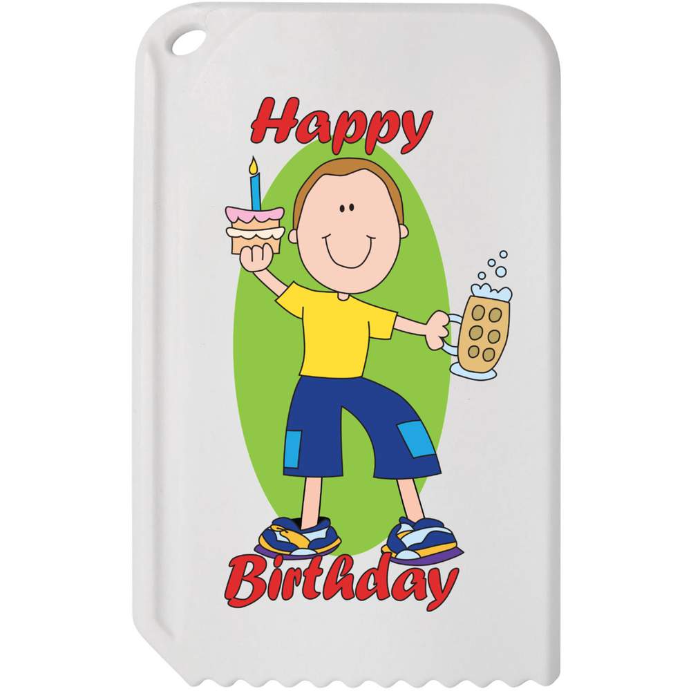 'Happy Birthday' Plastic Ice Scraper (IC00047031)