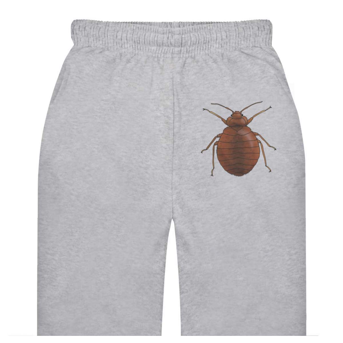 Extra Large 'Bed Bug' Grey Adult Joggers / Sweatpants / Bottoms (JO00152324)