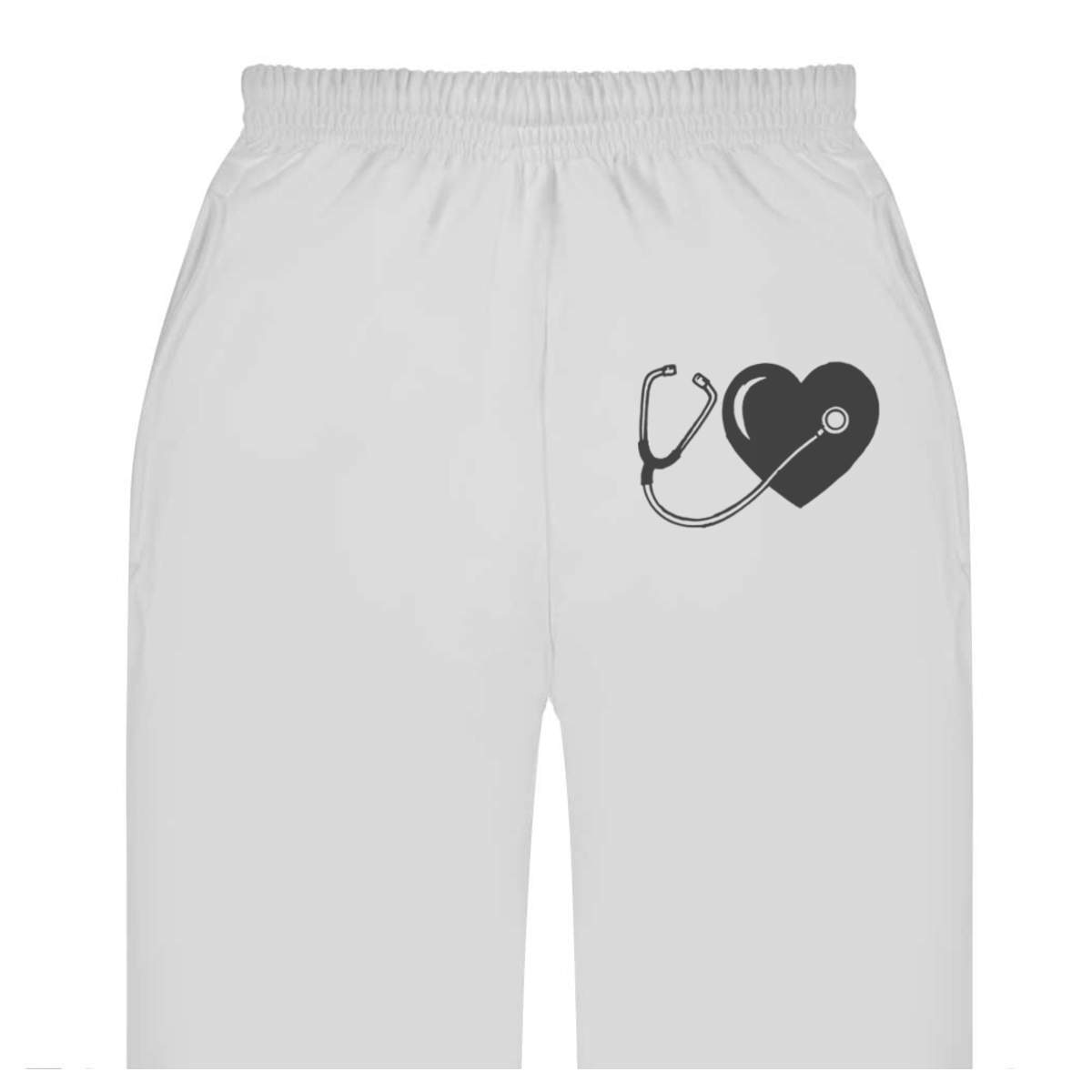 'Stethoscope & Heart' Adult Sweatpants / Joggers (JO026927)