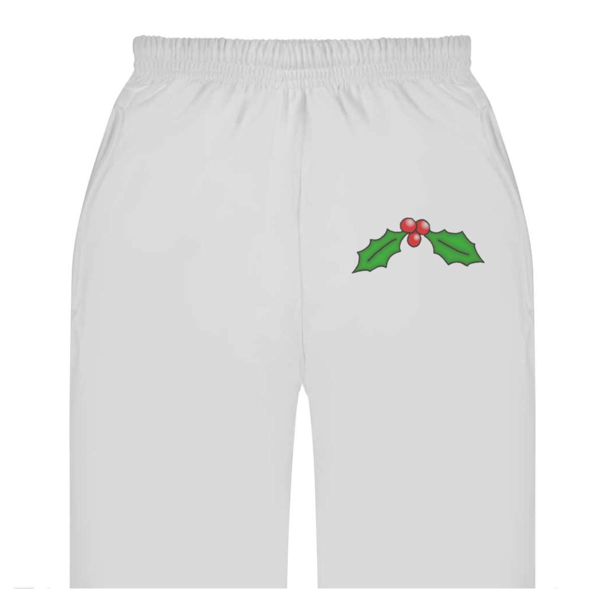 'Holly Leaves & Berries' Adult Sweatpants / Joggers (JO024895)