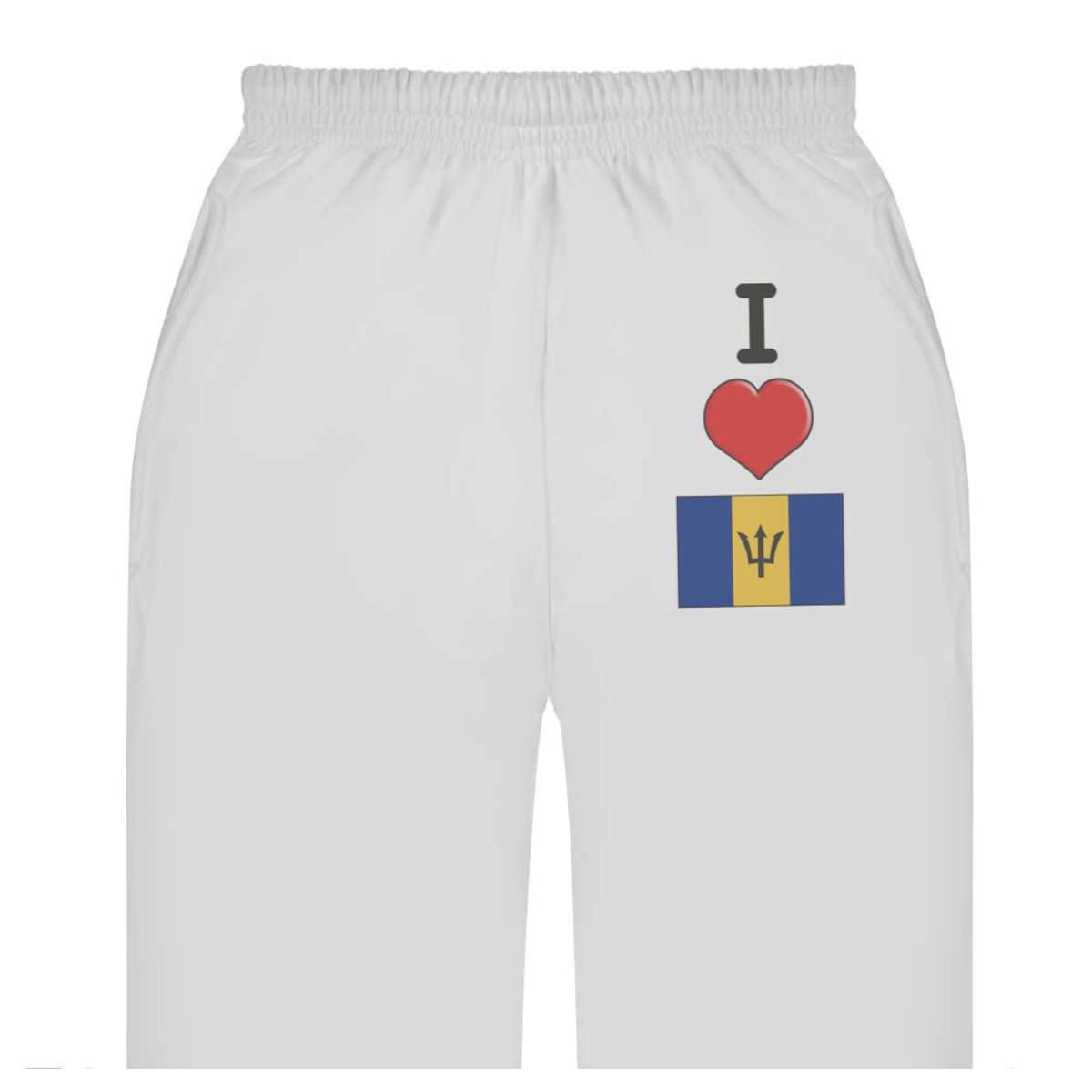 'I Love Barbados' Adult Sweatpants / Joggers (JO032679)