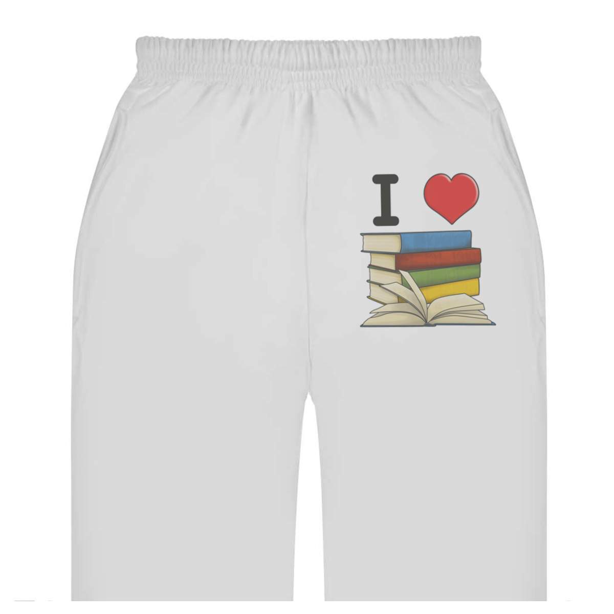 'I Love Books' Adult Sweatpants / Joggers (JO034153)