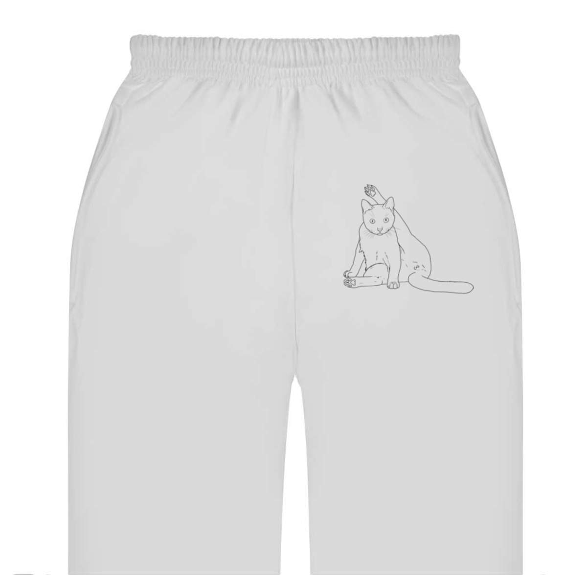 'Cat Cleaning It's Bum' Adult Sweatpants / Joggers (JO038322)