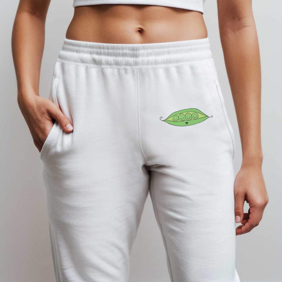 'Happy peas in a pod' Adult Sweatpants / Joggers (JO041204)