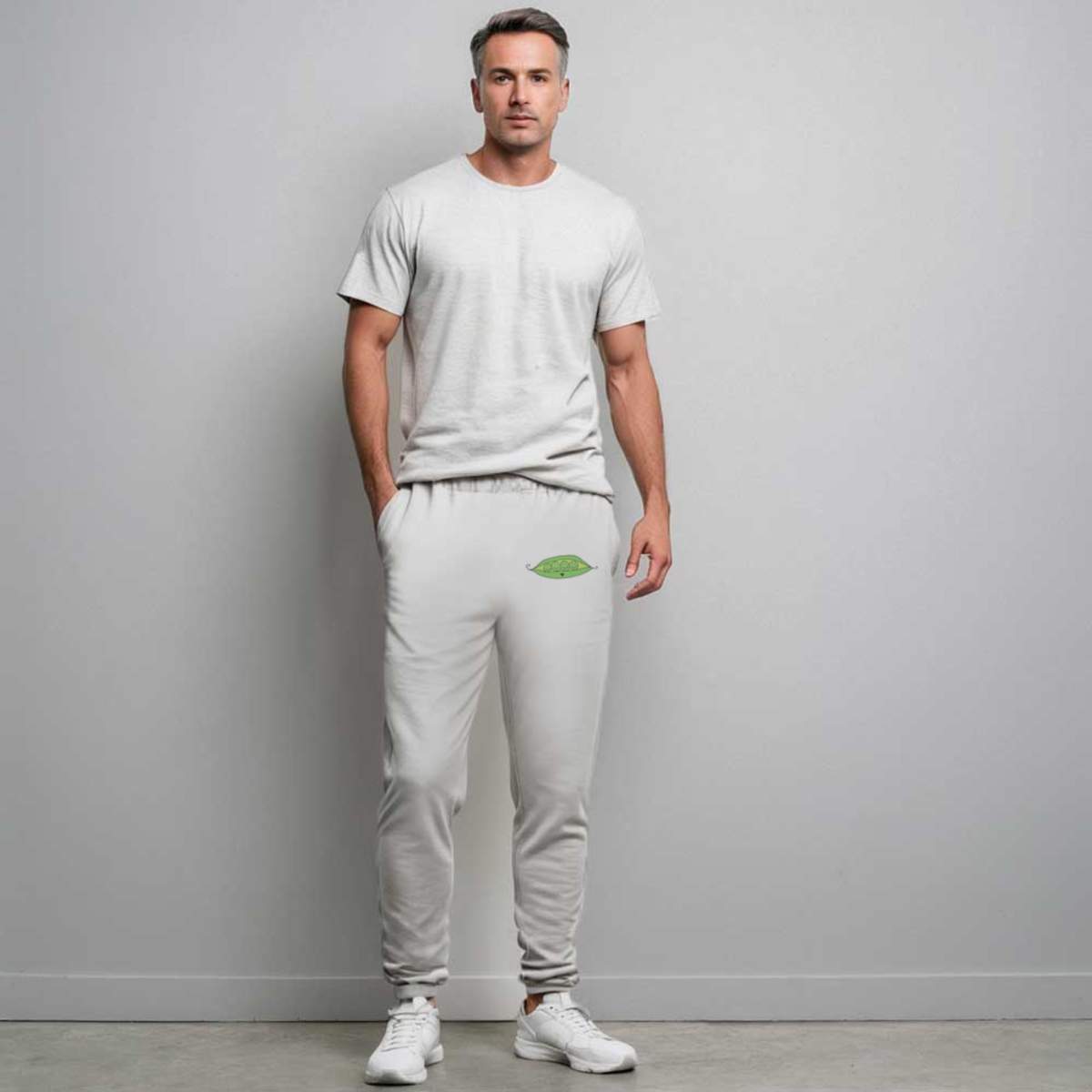'Happy peas in a pod' Adult Sweatpants / Joggers (JO041204)