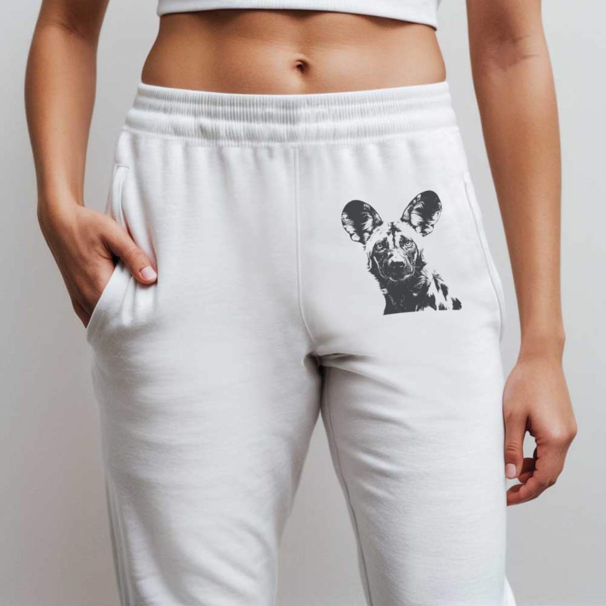'African Wild dog' Adult Sweatpants / Joggers (JO042987)
