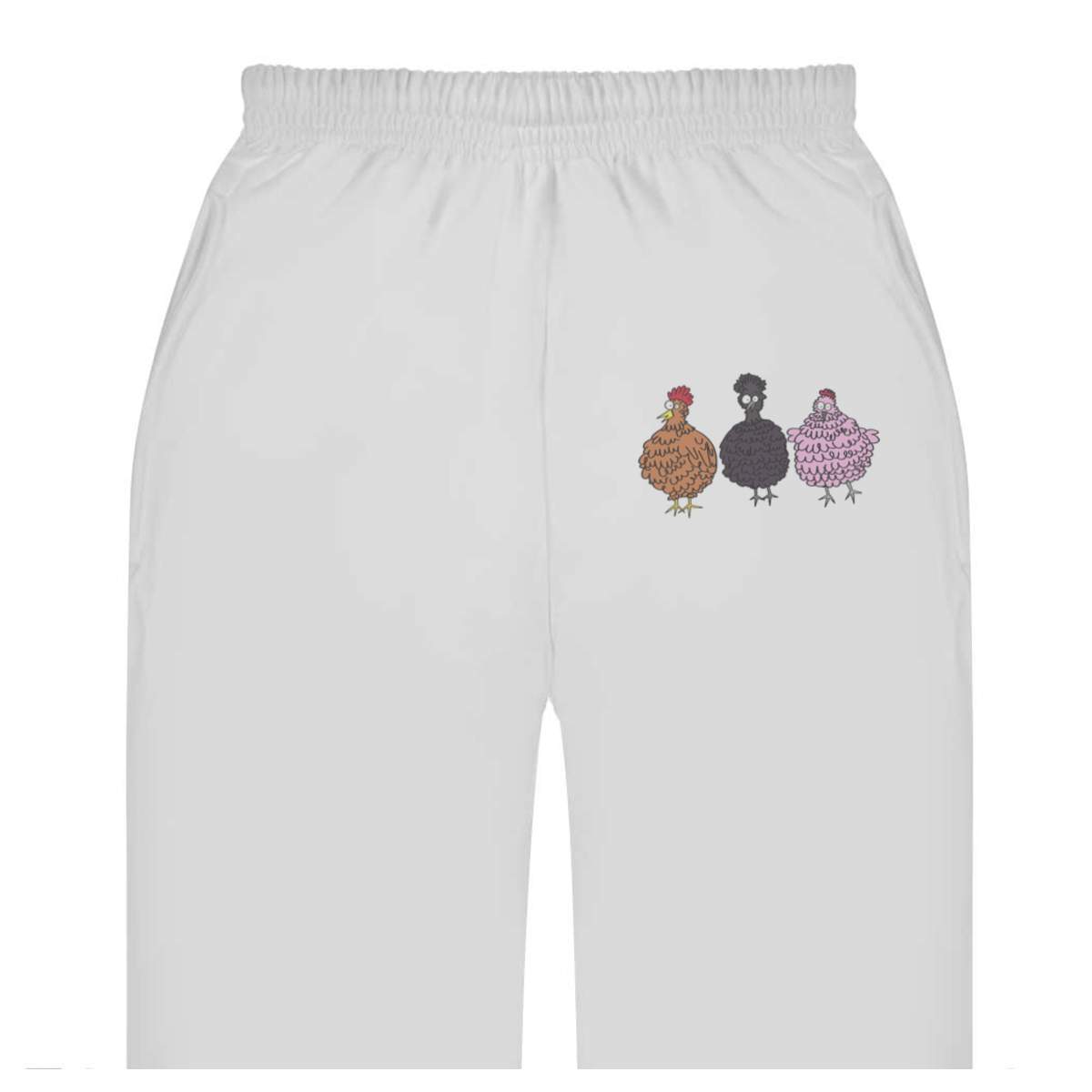 'Three Chunky Chickens' Adult Sweatpants / Joggers (JO044195)