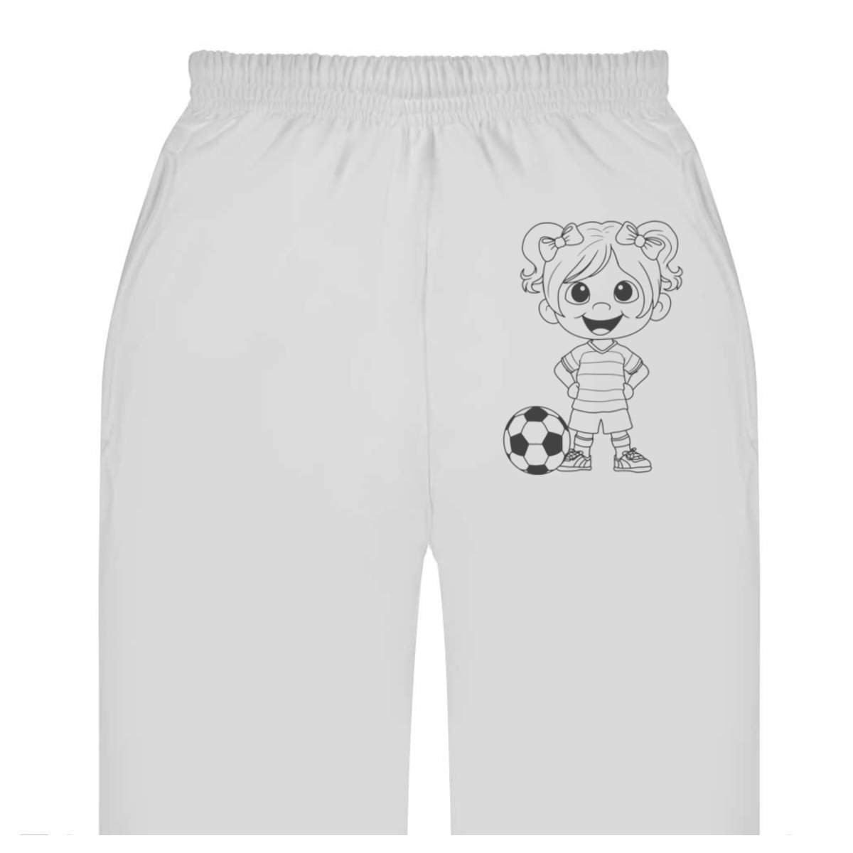 'Football Player Girl' Adult Sweatpants / Joggers (JO051339)