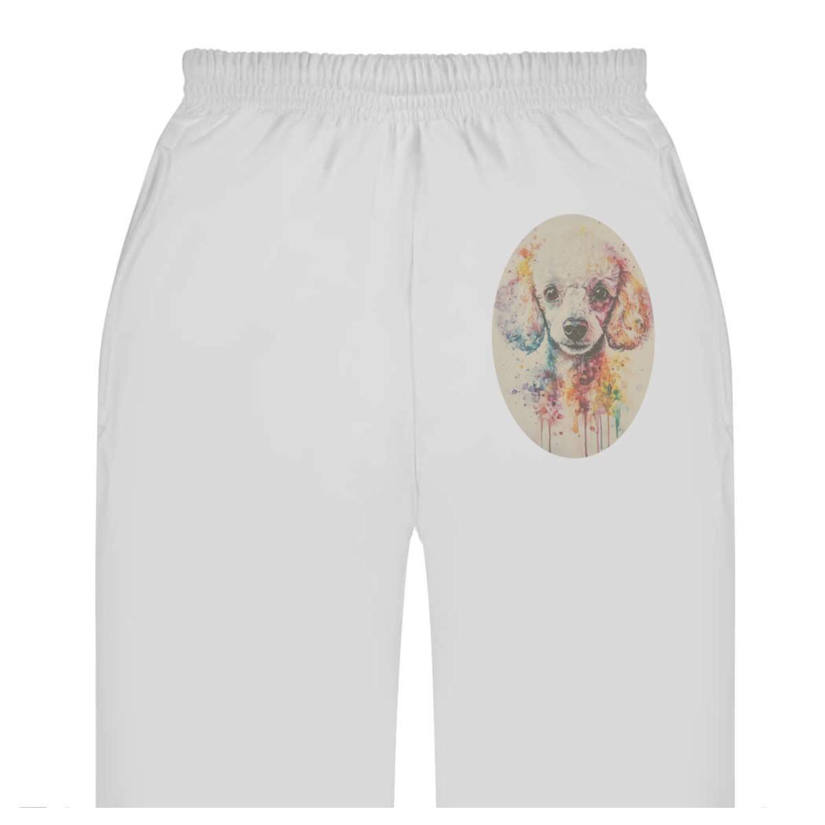 'Poodle Portrait' Adult Sweatpants / Joggers (JO052844)