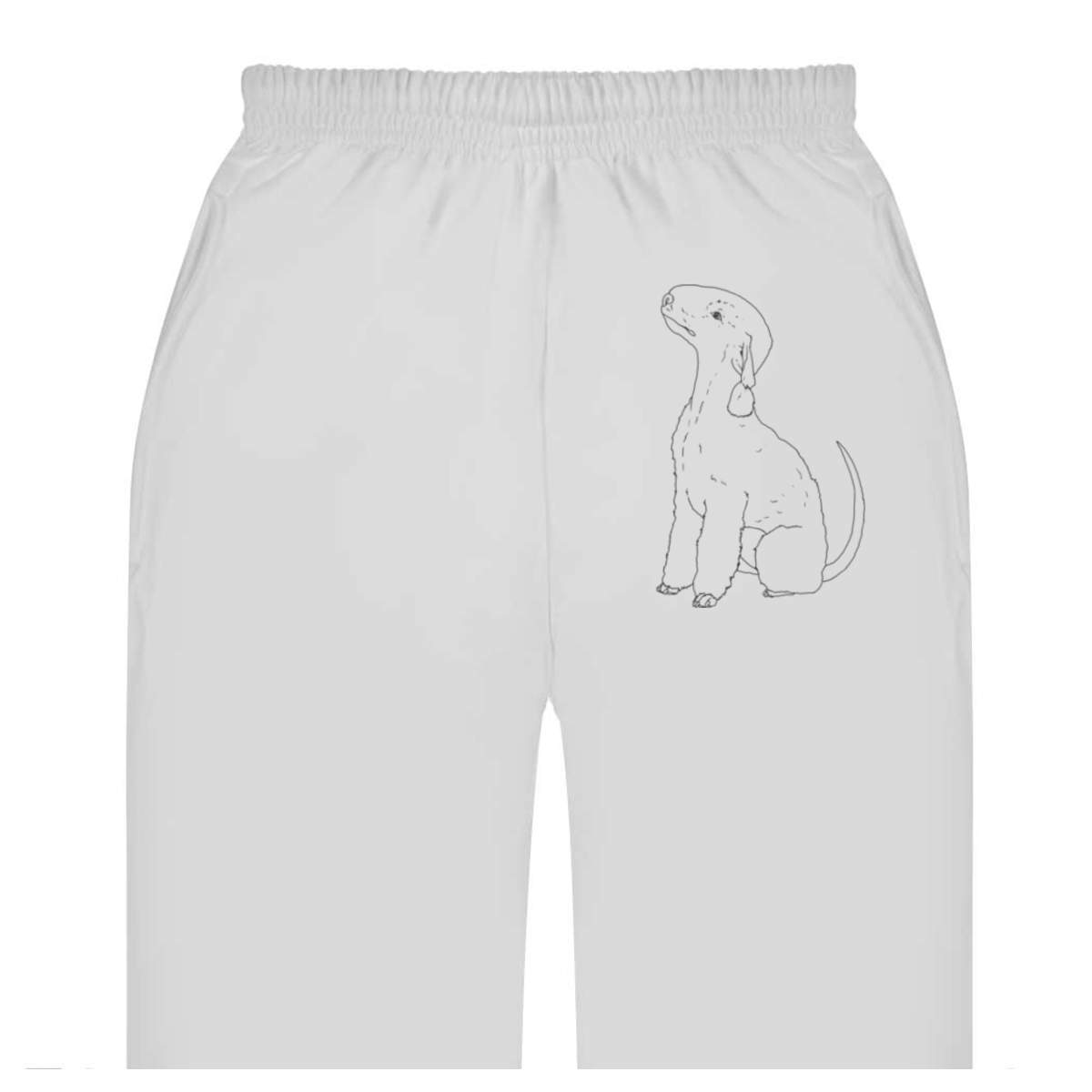 'Sitting Bedlington Terrier Dog' Adult Sweatpants / Joggers (JO054544)