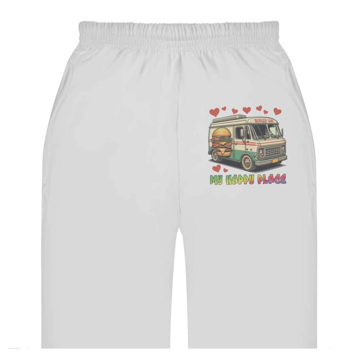 'My Happy Place Burger Van' Adult Sweatpants / Joggers (JO055891)