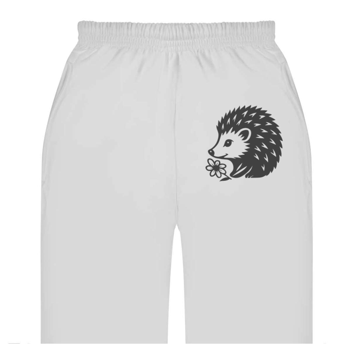 'Hedgehog Sniffing A Flower' Adult Sweatpants / Joggers (JO056758)