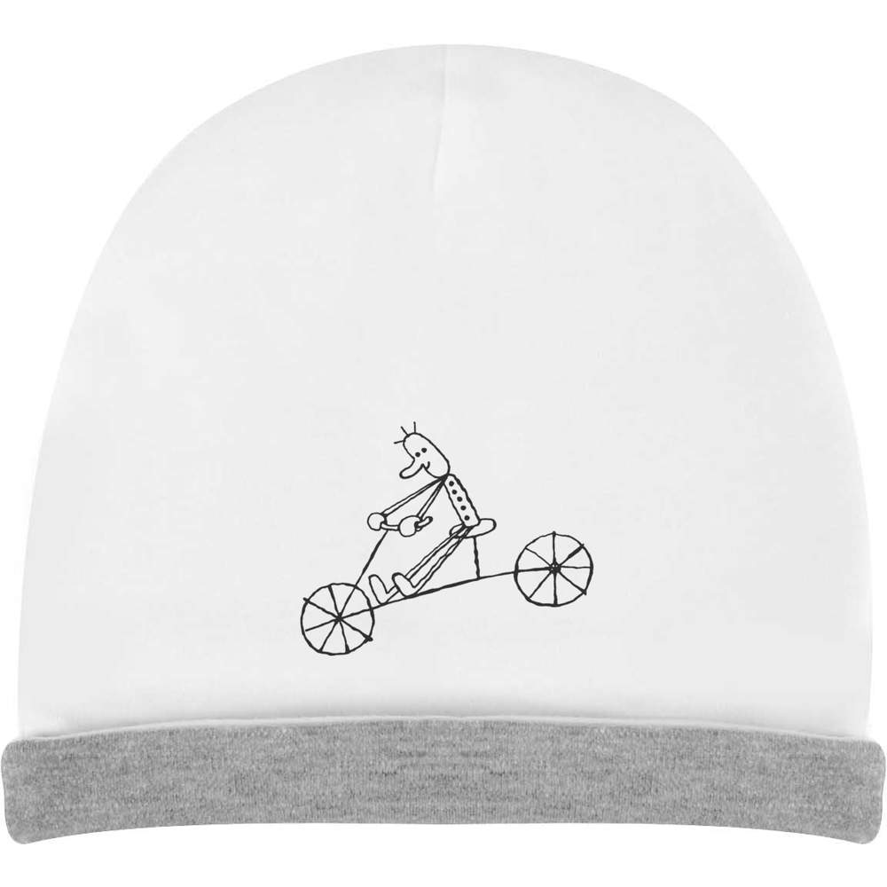 'Man On Bicycle' Kids Slouch Hat (KH00002481)
