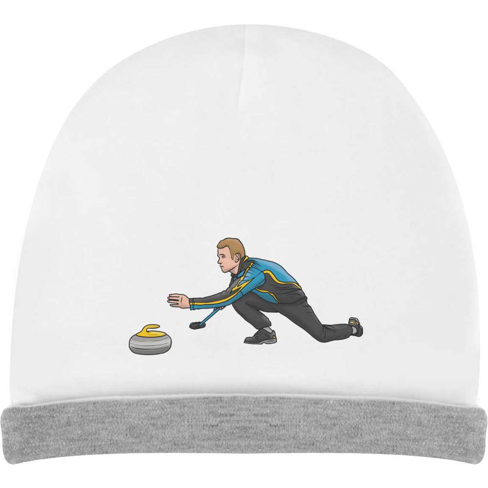 'Curling Man' Kids Slouch Hat (KH00021449)