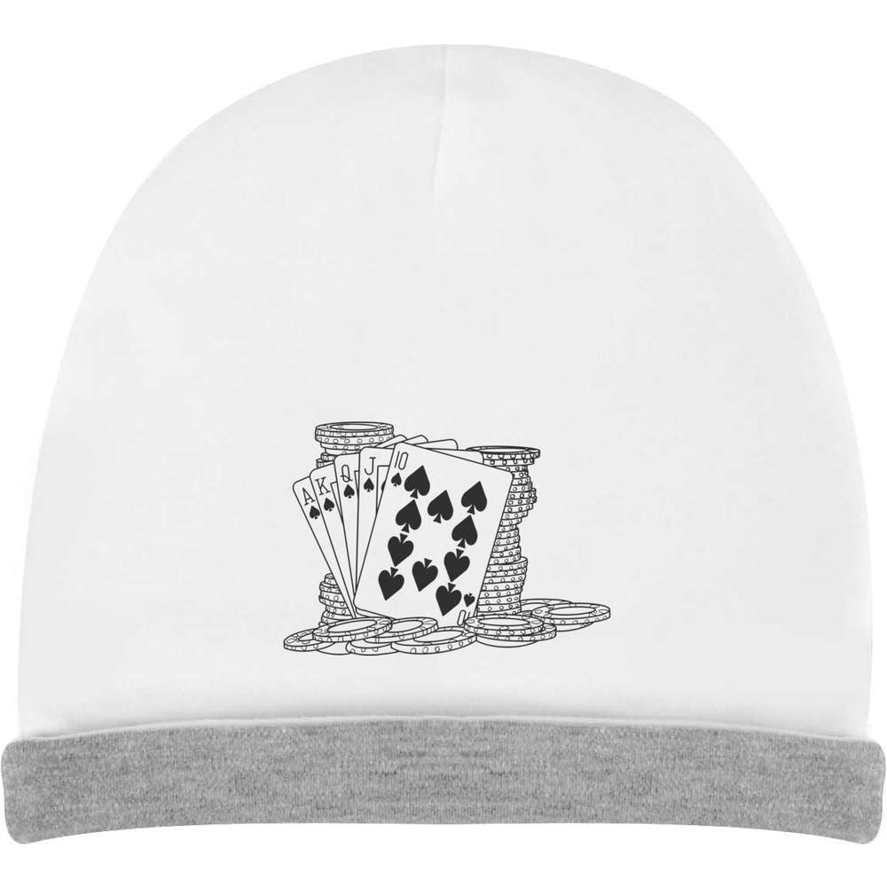 'Cards & Poker Chips' Kids Slouch Hat (KH00023939)