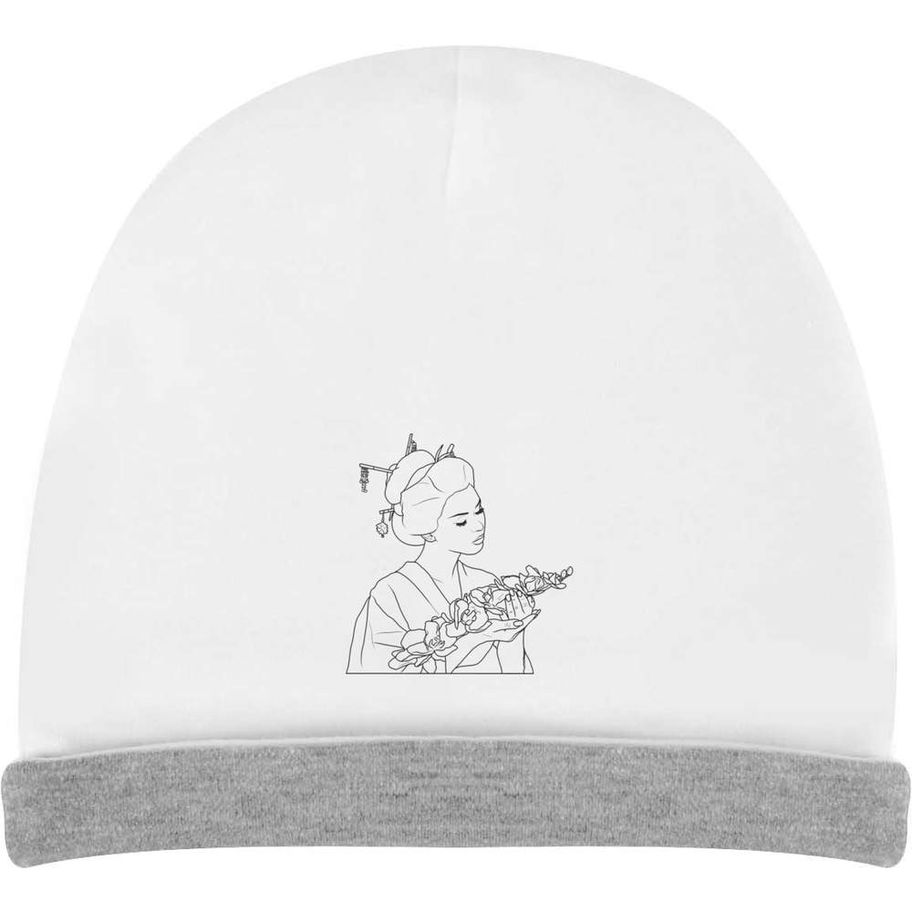 'Geisha Holding Orchids' Kids Slouch Hat (KH00025973)