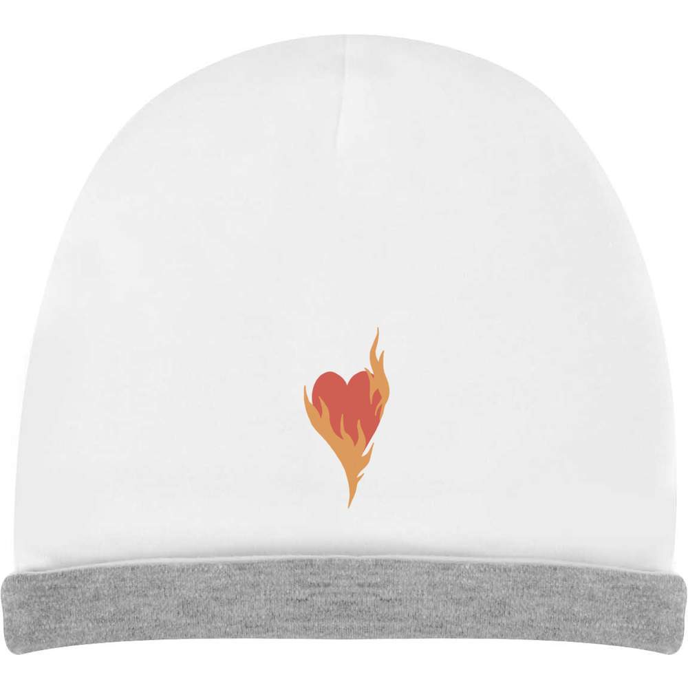 'Heart on Fire a Symbol of Passion' Kids Slouch Hat (KH00029292)