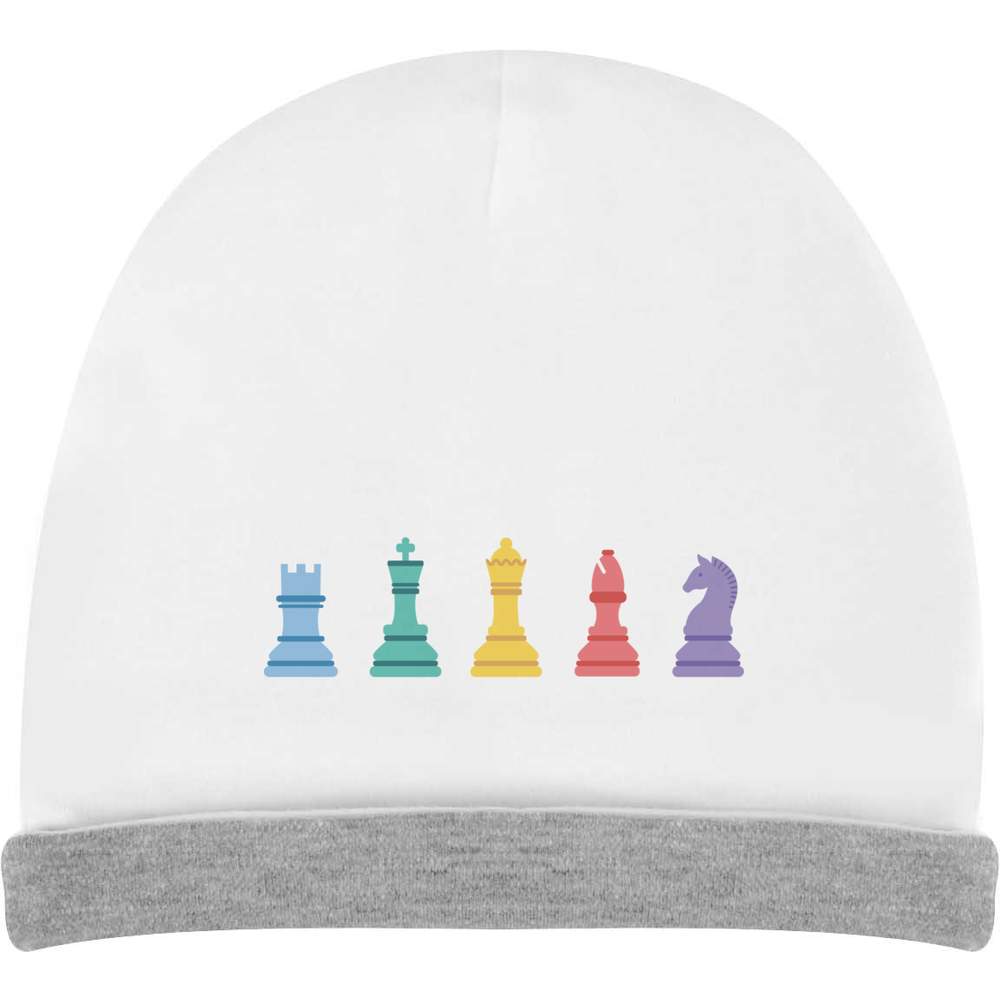 'Rainbow Chess Pieces' Kids Slouch Hat (KH00031471)