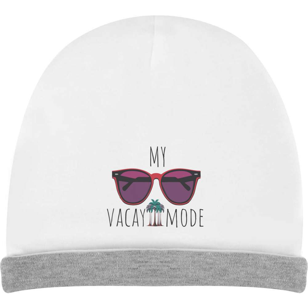 'Vacation Mode With Sunglasses And Palms' Kids Slouch Hat (KH00032434)