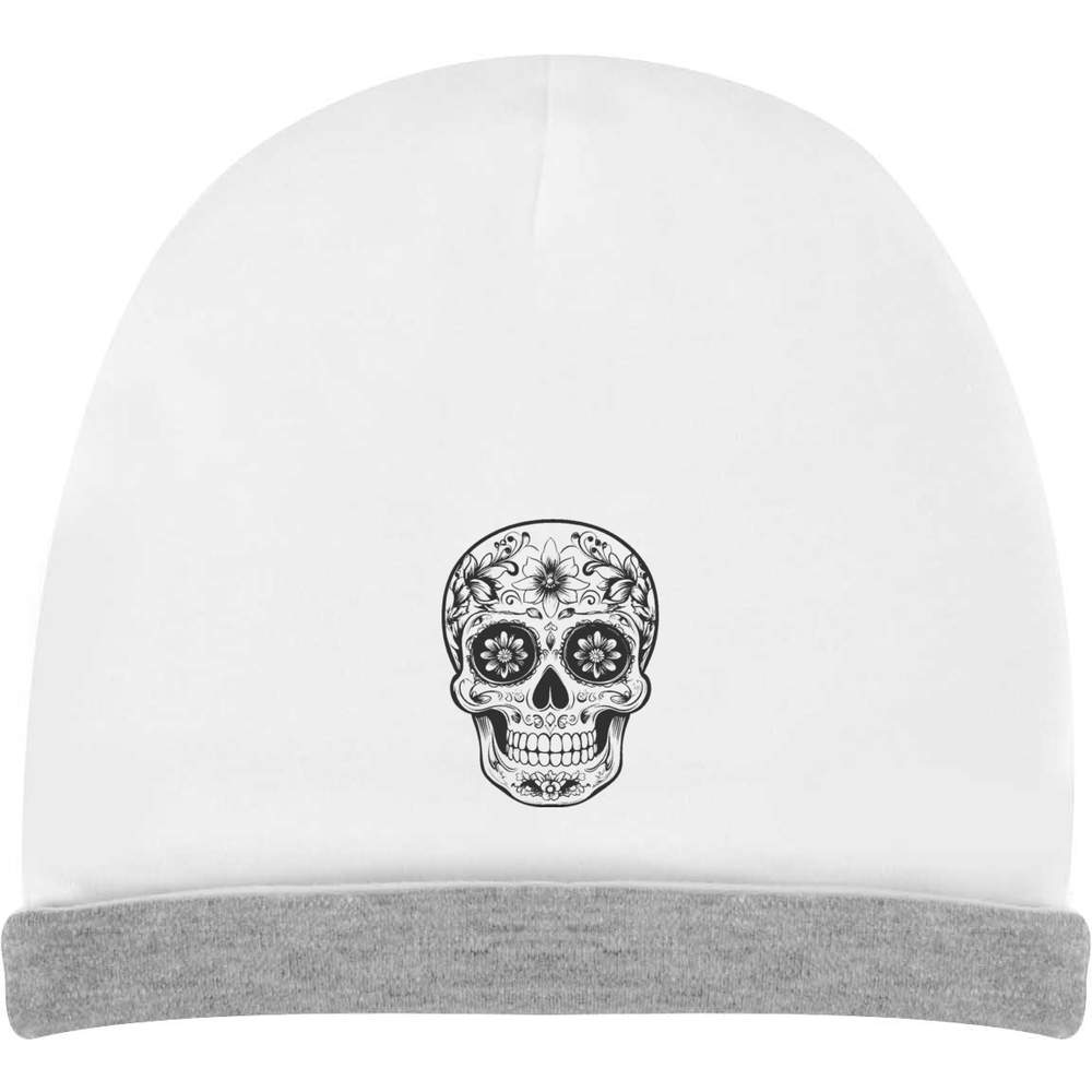 'Halloween Sugar Skull' Kids Slouch Hat (KH00036275)