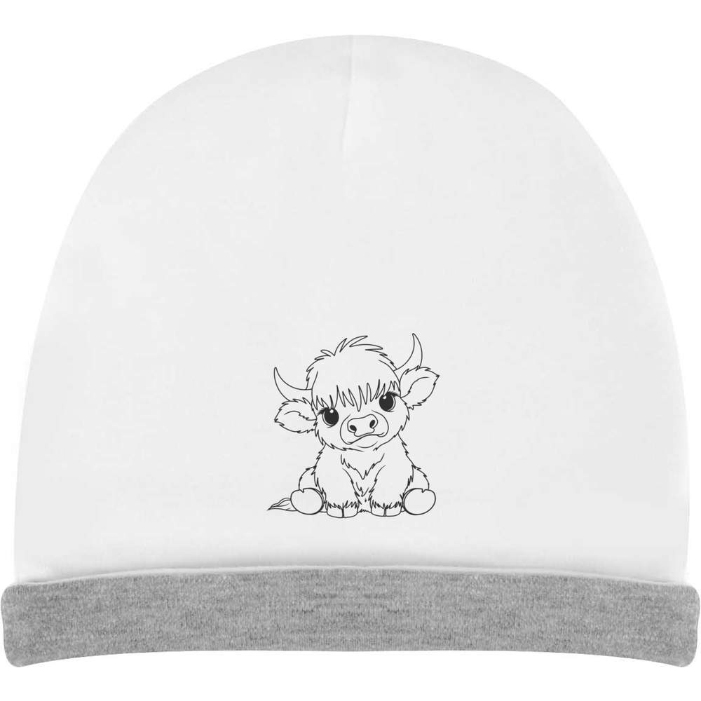 'Baby Highland Cow' Kids Slouch Hat (KH00036741)