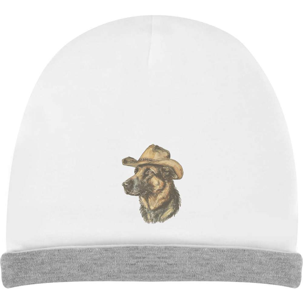 'German Shepherd Wearing Cowboy Hat' Kids Slouch Hat (KH00039172)