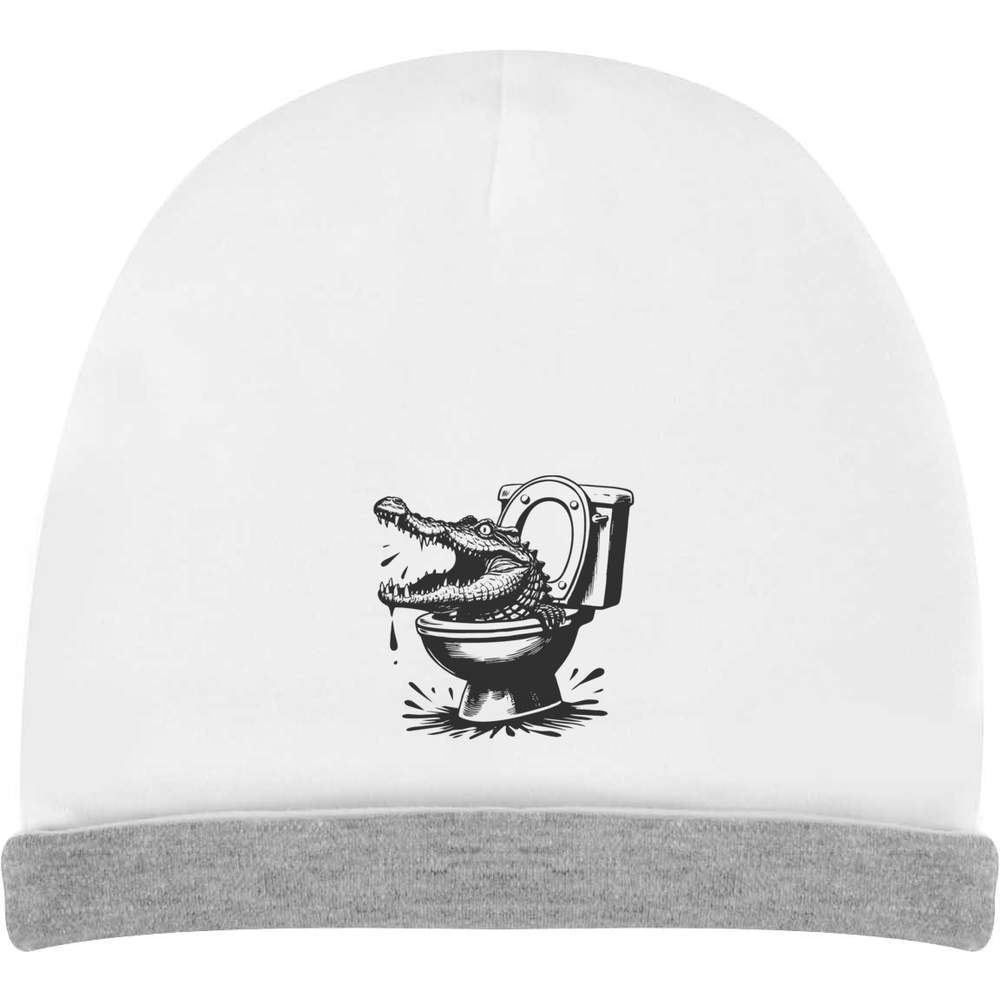 'Crocodile In Toilet' Kids Slouch Hat (KH00040175)
